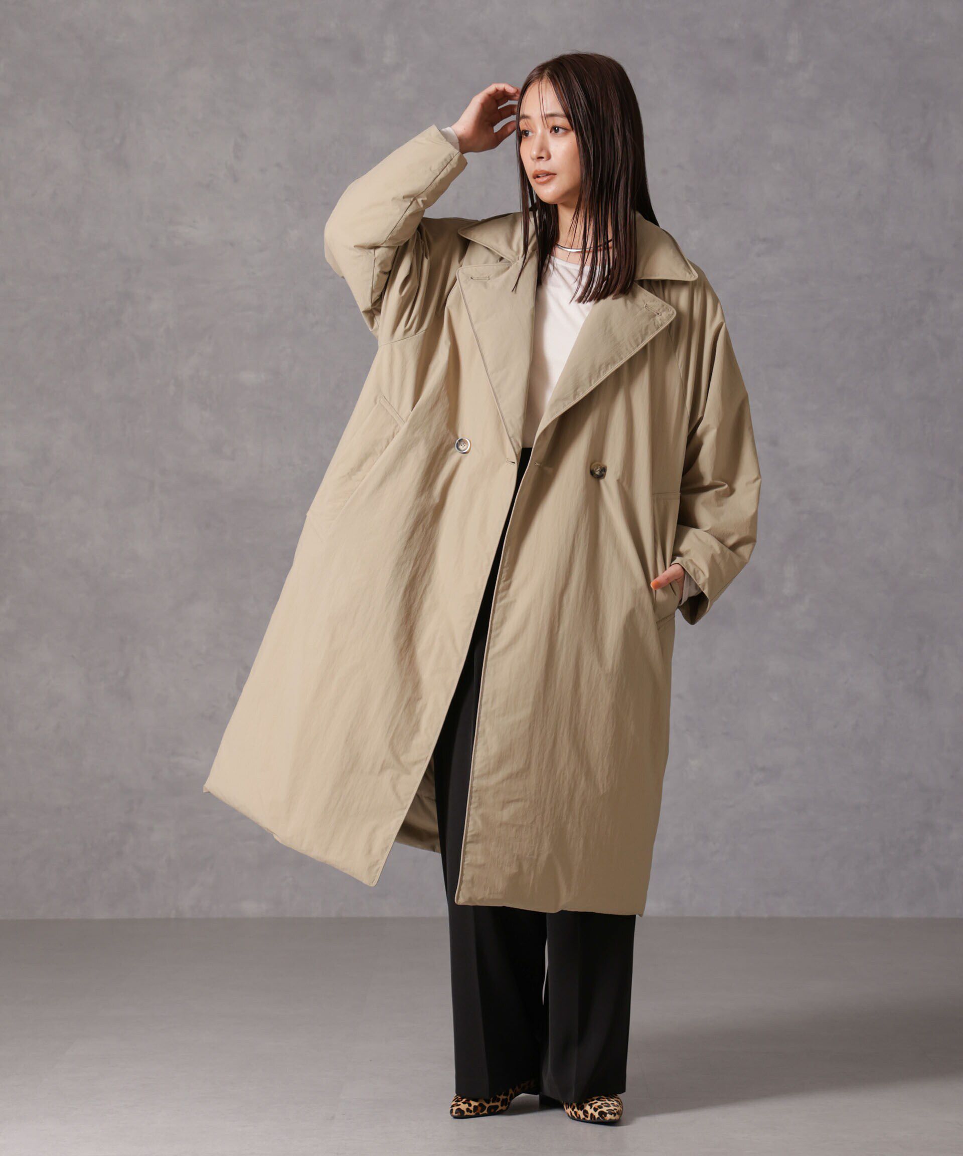 nano･universe「「西川ダウン(R)」リバーシブルライトコート」|ダウン|