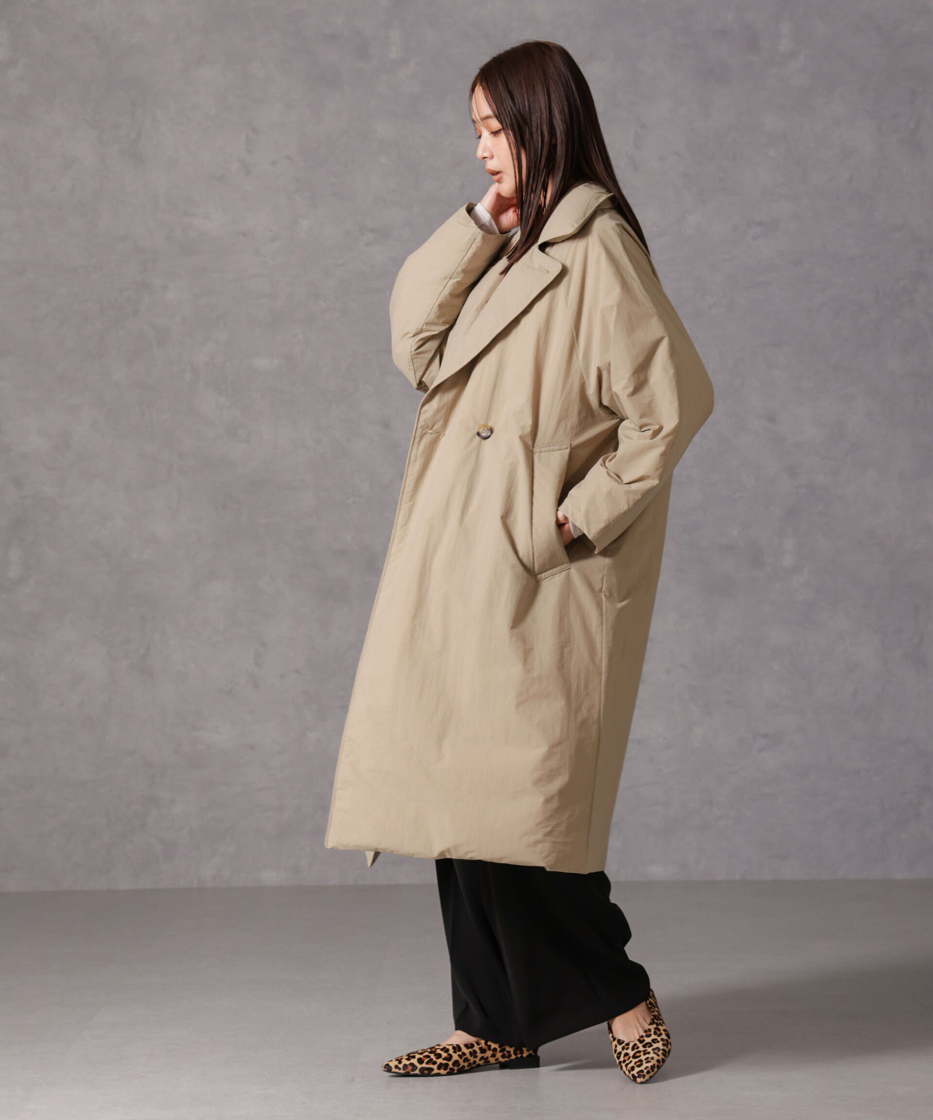 nano･universe「「西川ダウン(R)」リバーシブルライトコート」|ダウン|