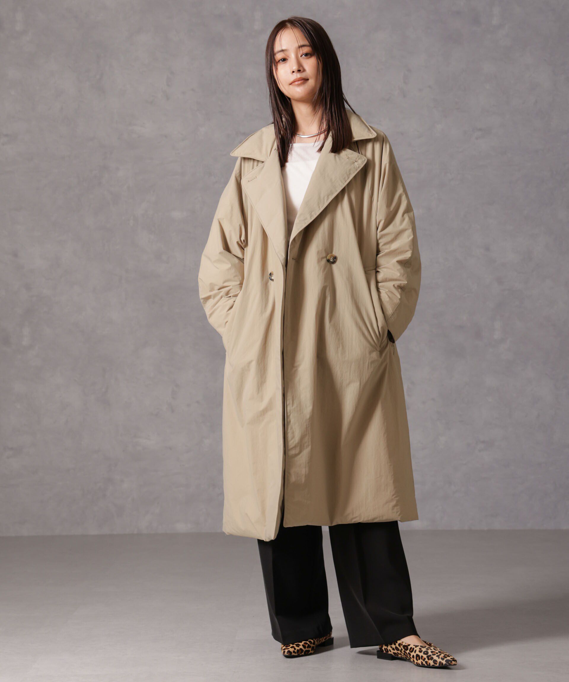 nano･universe「「西川ダウン(R)」リバーシブルライトコート」|ダウン|