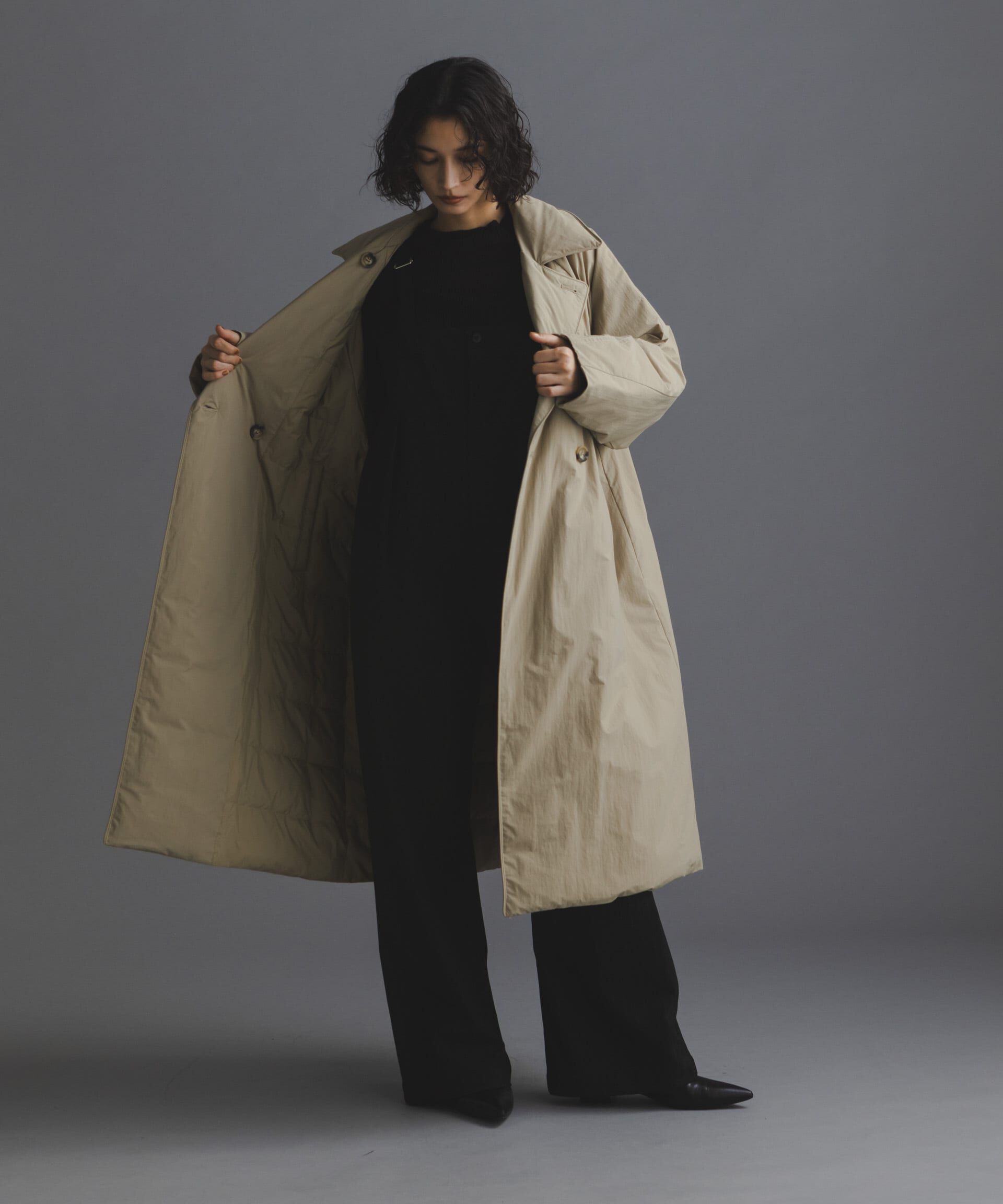 nano･universe「「西川ダウン(R)」リバーシブルライトコート」|ダウン|