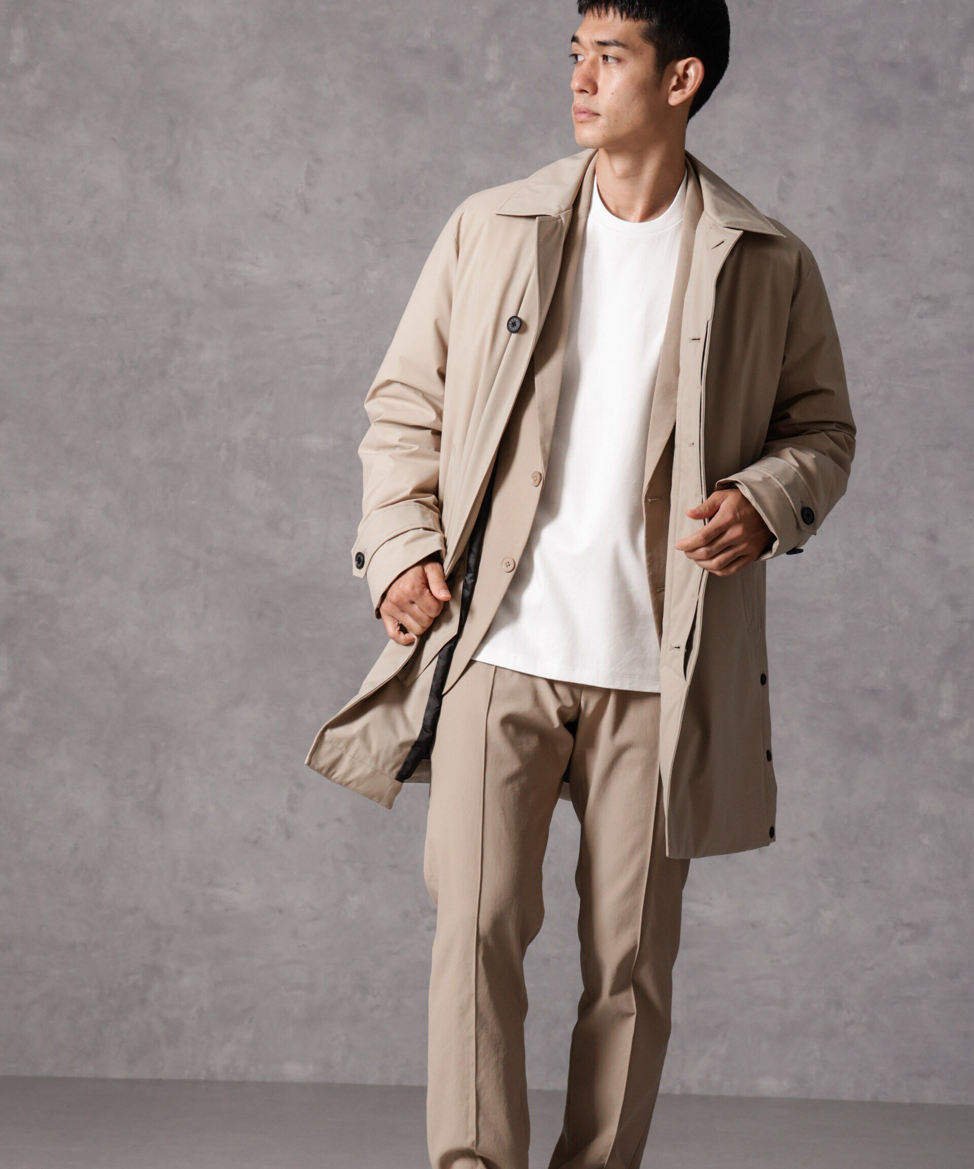 nano･universe「「西川ダウン(R)」ステンカラーダウン」|ダウン|