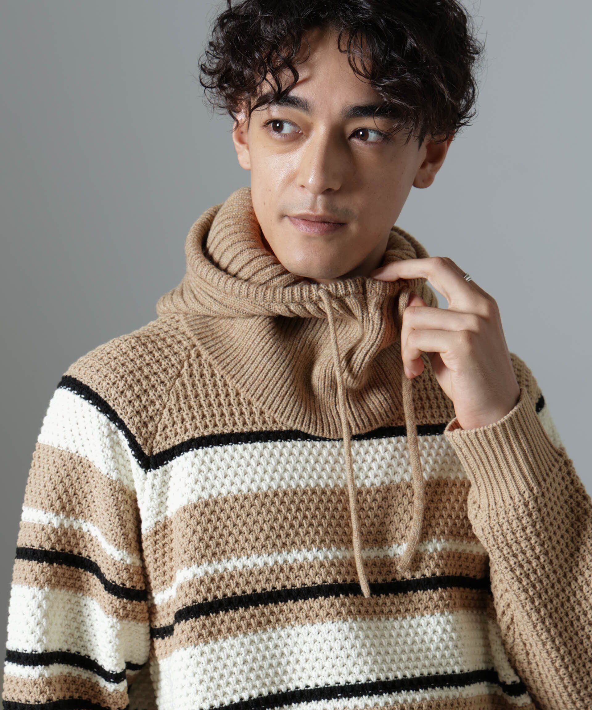 nano･universe「｢NJ/CLUB｣PARKSTOCK バラクラバ」|キャップ・キャスケット|ベージュ