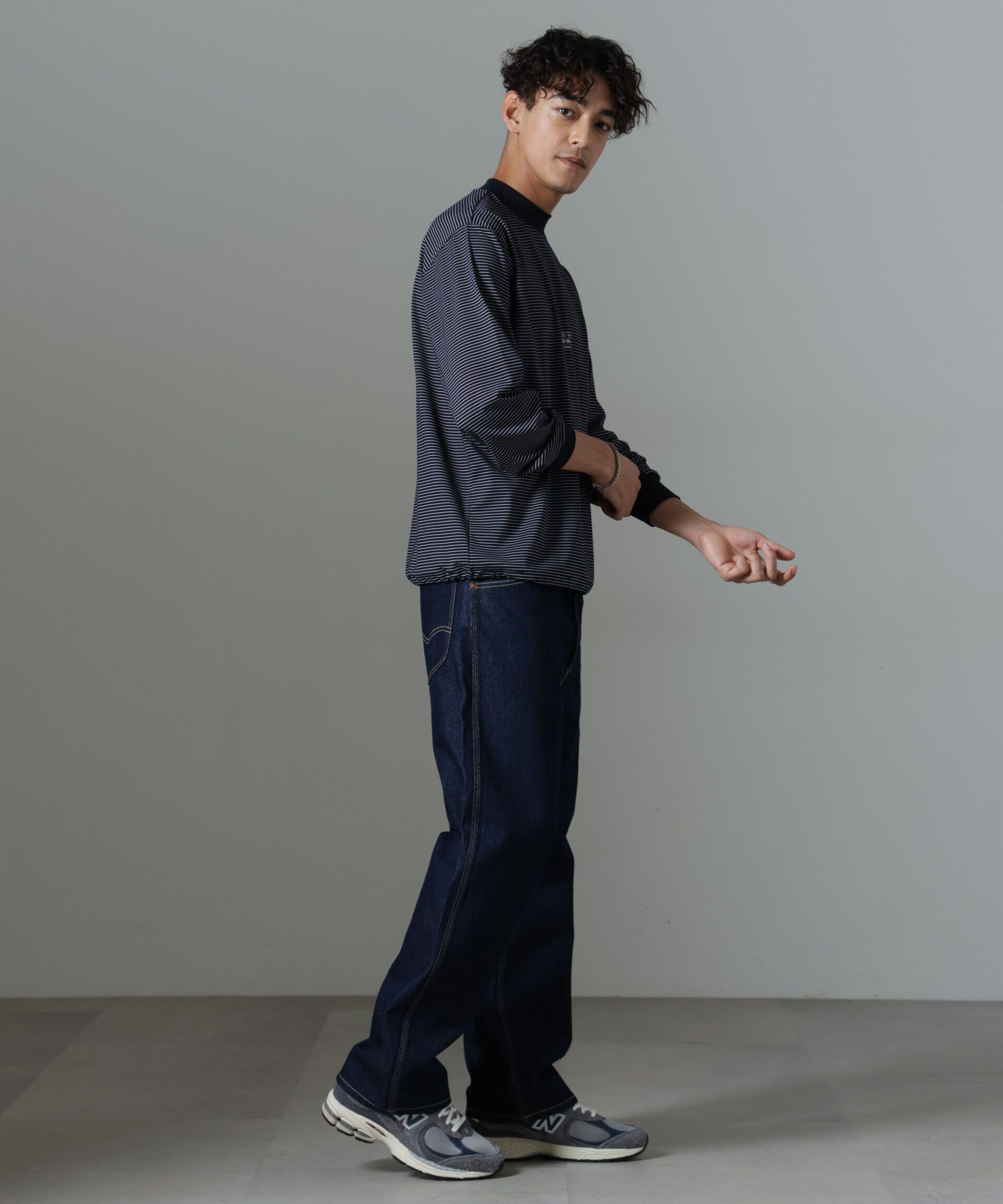 nano･universe「｢NJ/CLUB｣PARKSTOCK ボーダーロングスリーブTシャツ」|Tシャツ・カットソー|