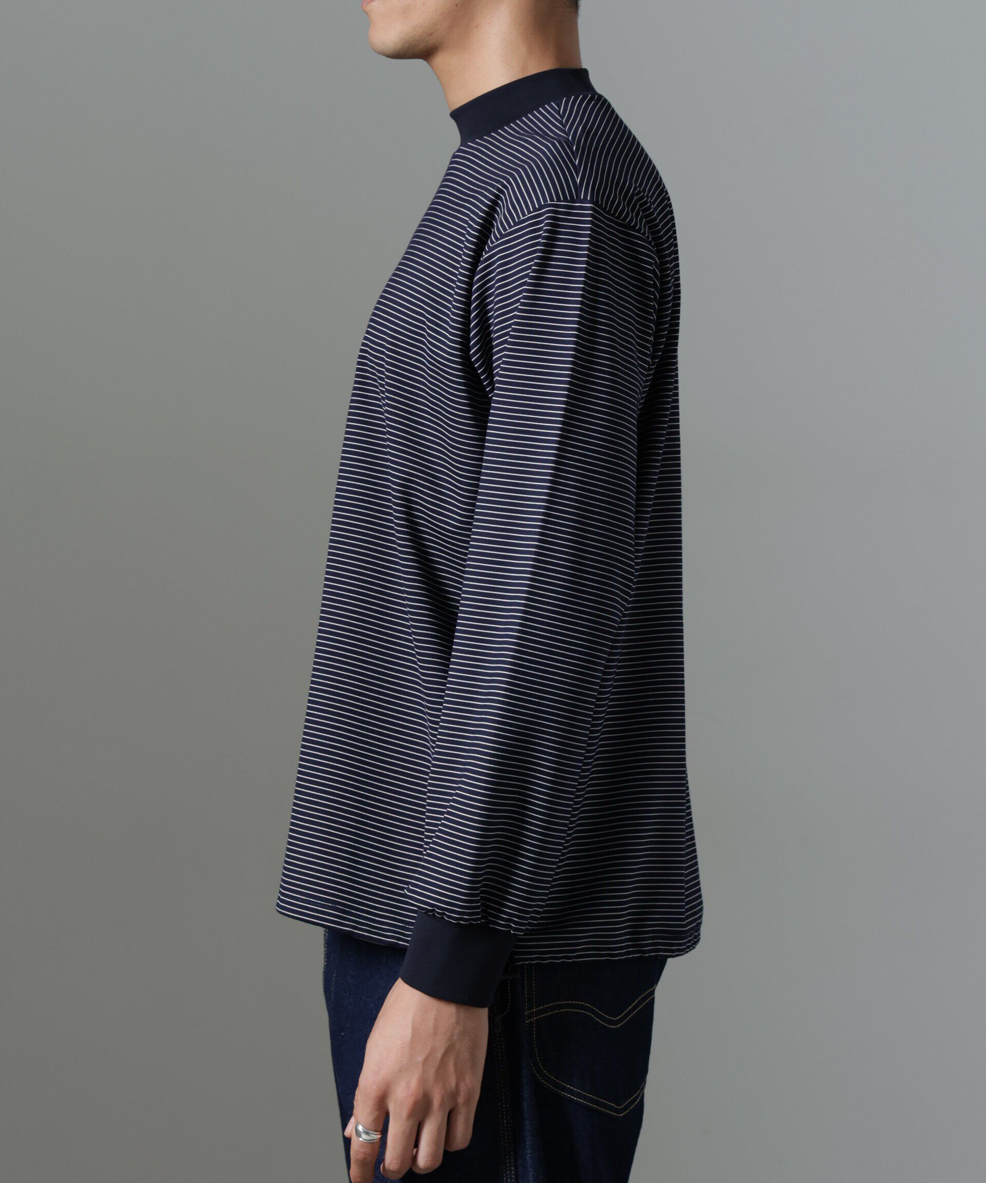 nano･universe「｢NJ/CLUB｣PARKSTOCK ボーダーロングスリーブTシャツ」|Tシャツ・カットソー|