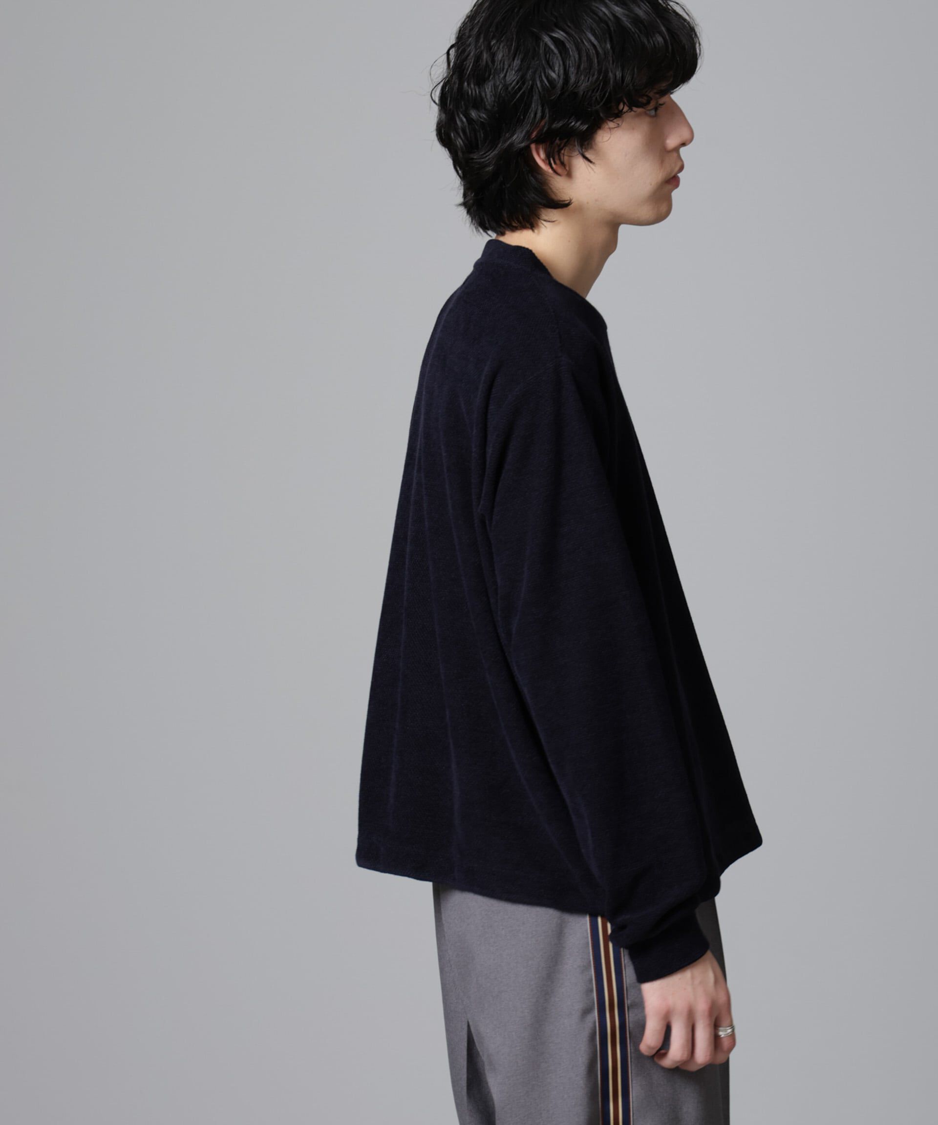 nano･universe「モールライクドローコードプルオーバー 長袖」|Tシャツ・カットソー|