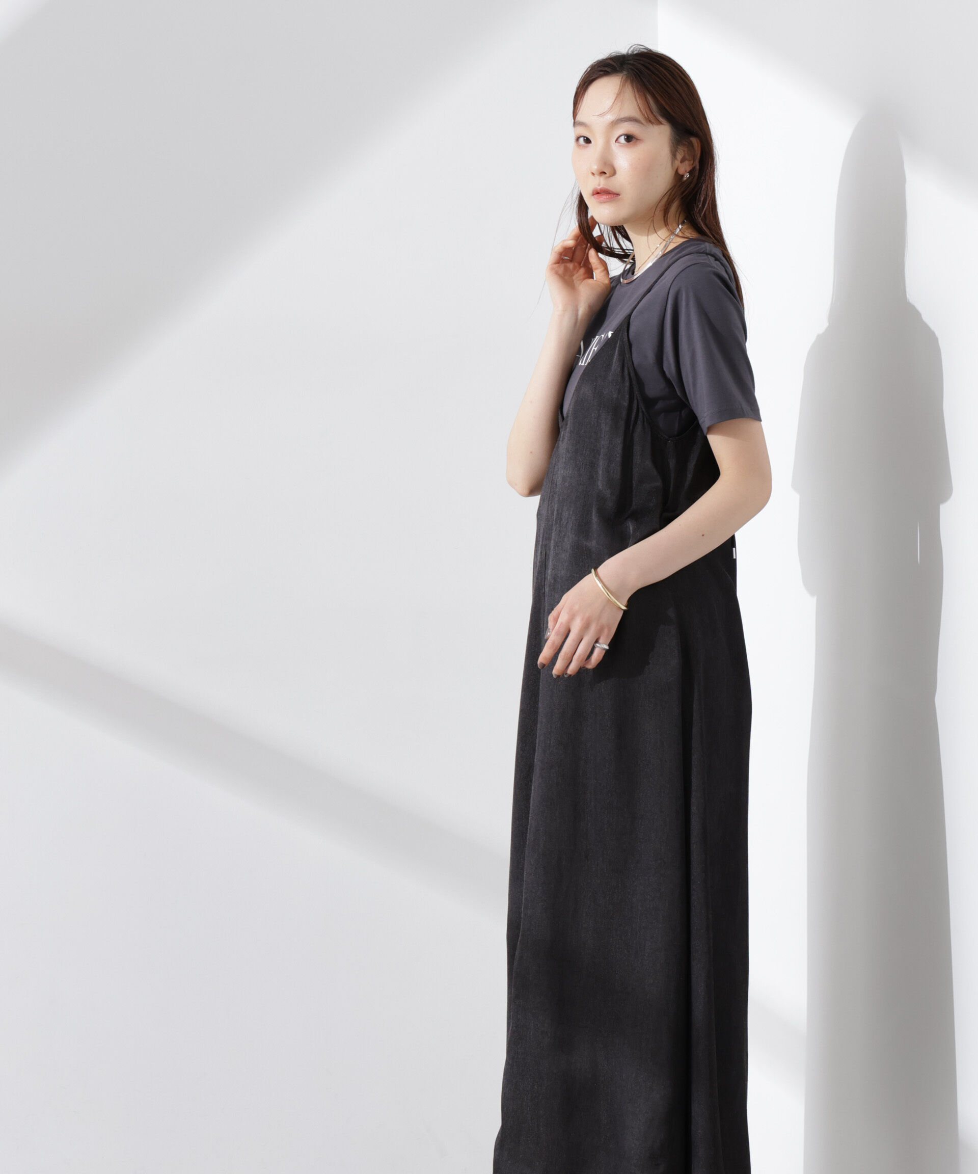 nano･universe「キャミソールフレアワンピース」|ワンピース|