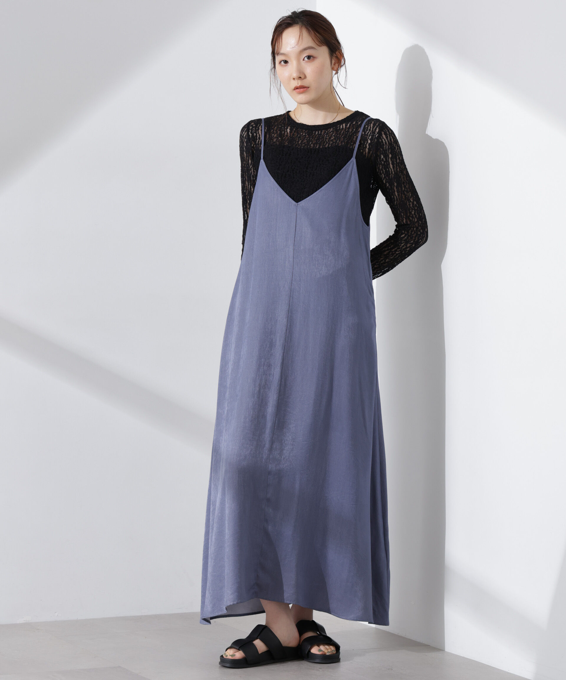 nano･universe「キャミソールフレアワンピース」|ワンピース|