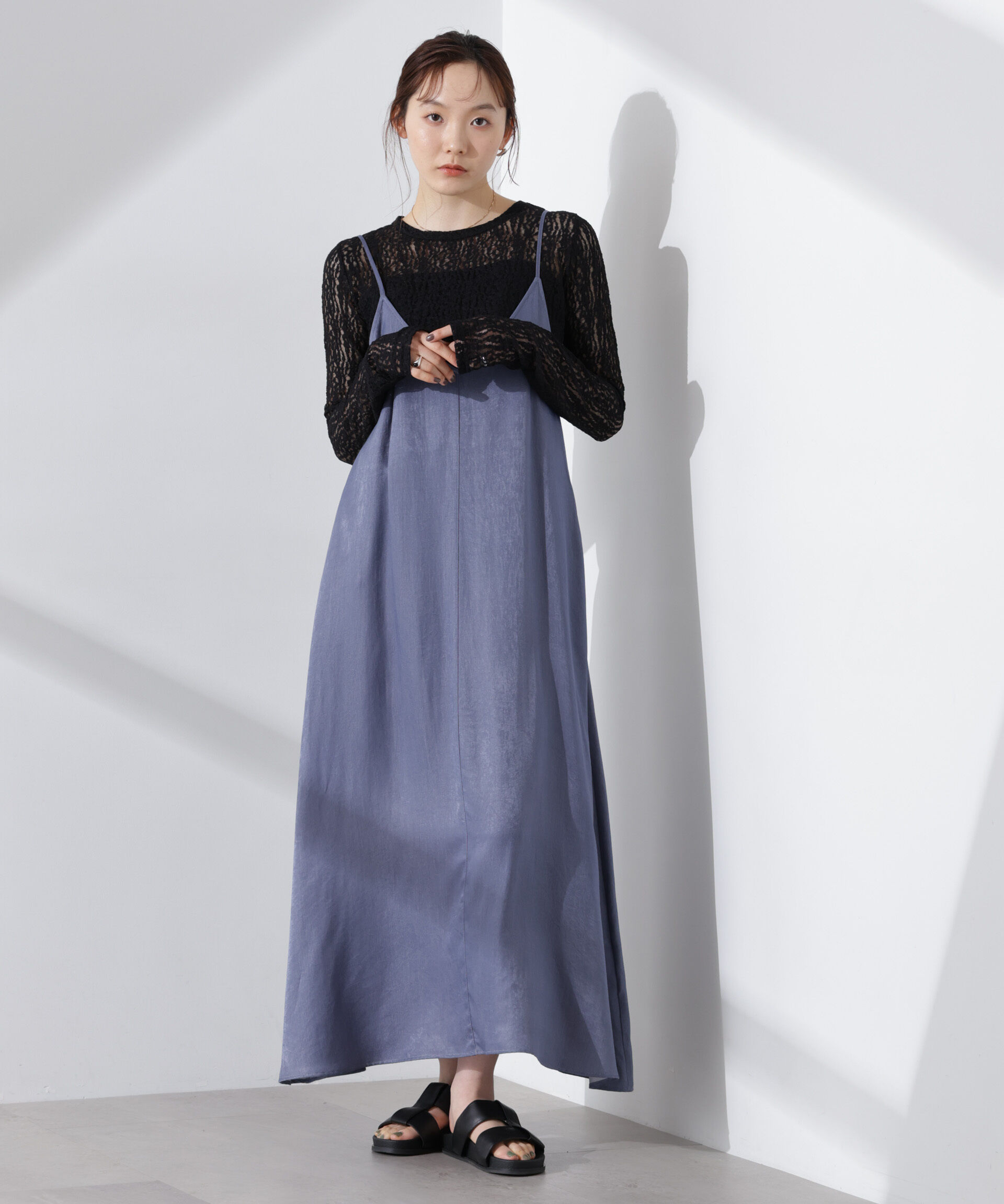 nano･universe「キャミソールフレアワンピース」|ワンピース|