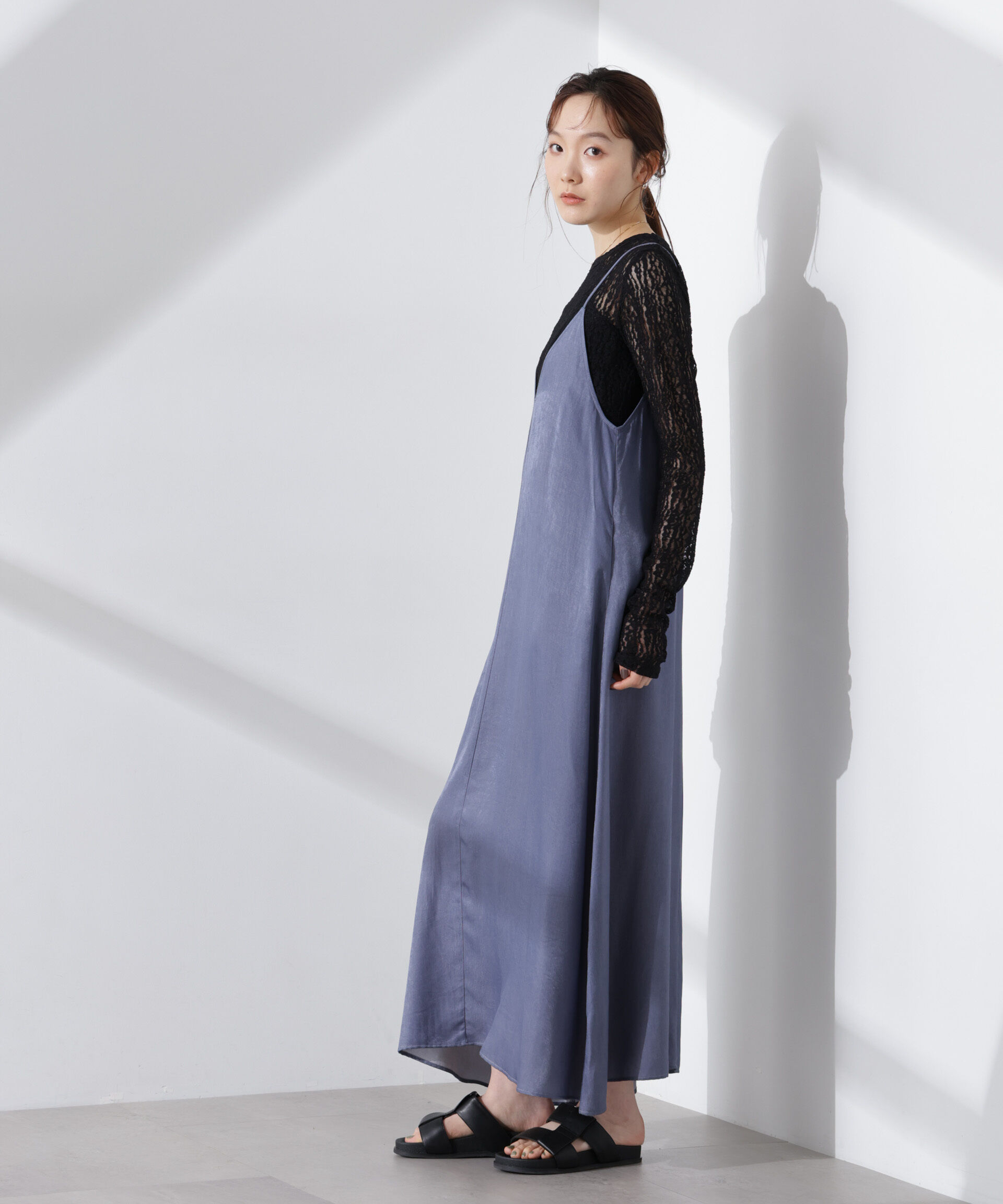 nano･universe「キャミソールフレアワンピース」|ワンピース|