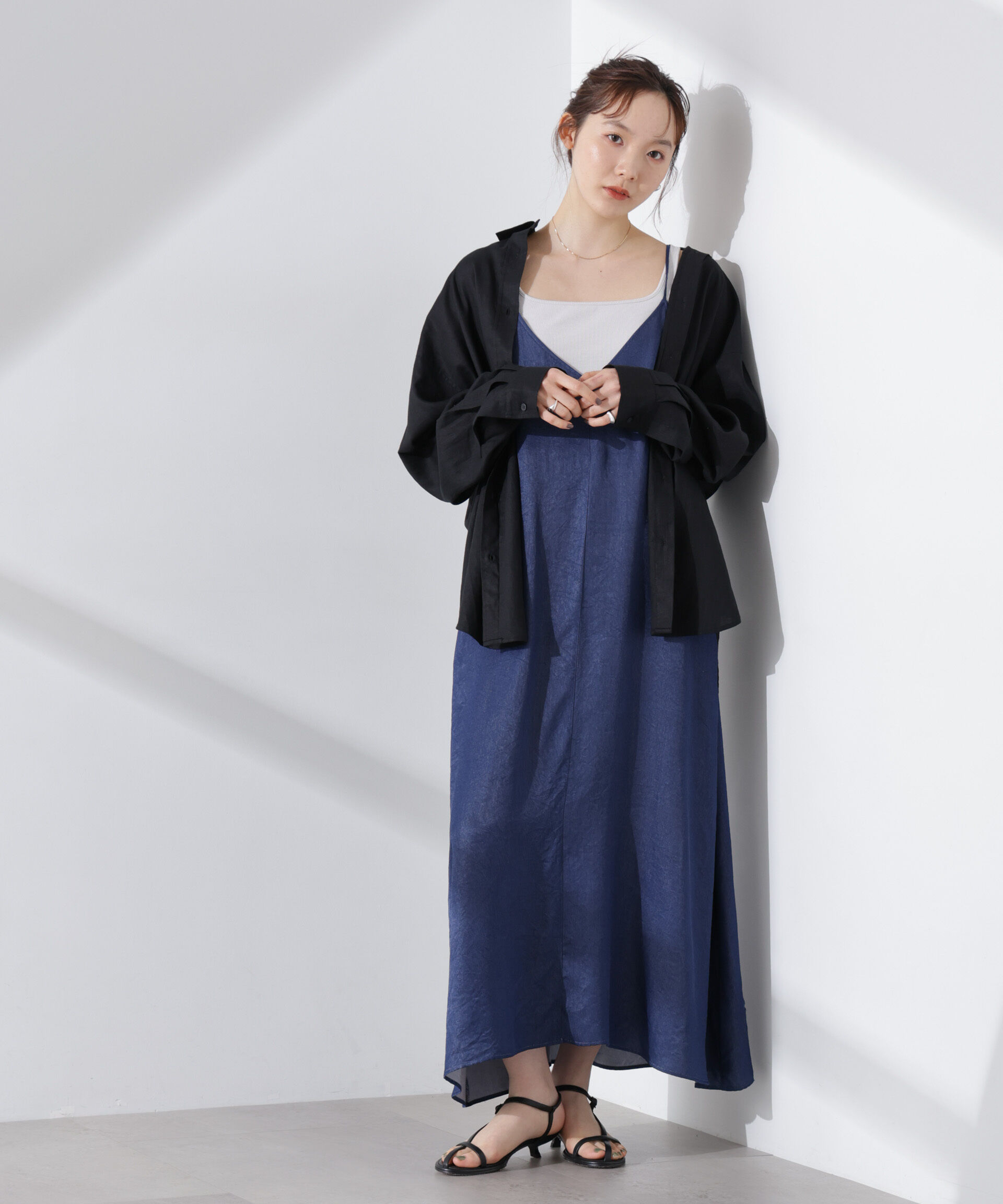 nano･universe「キャミソールフレアワンピース」|ワンピース|