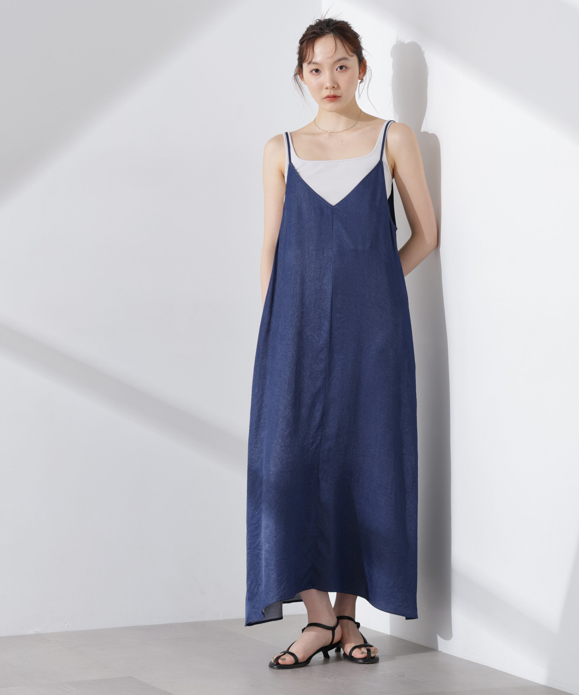 nano･universe「キャミソールフレアワンピース」|ワンピース|