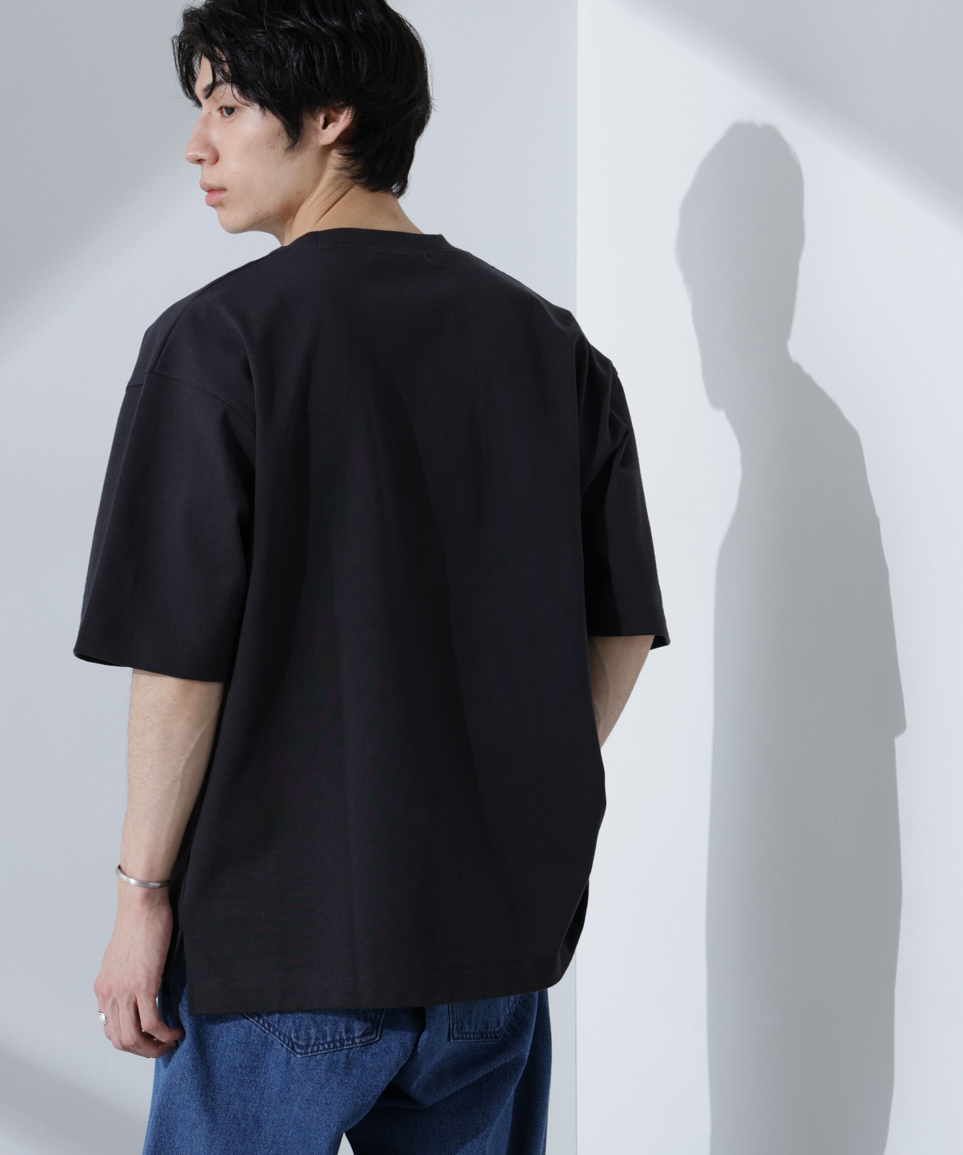 nano･universe「ヘビーオンスワイドTシャツ 半袖」|Tシャツ・カットソー|