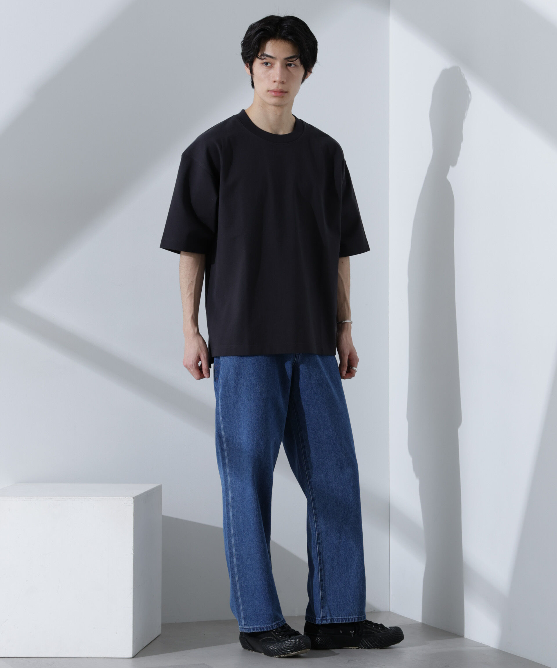 nano･universe「ヘビーオンスワイドTシャツ 半袖」|Tシャツ・カットソー|