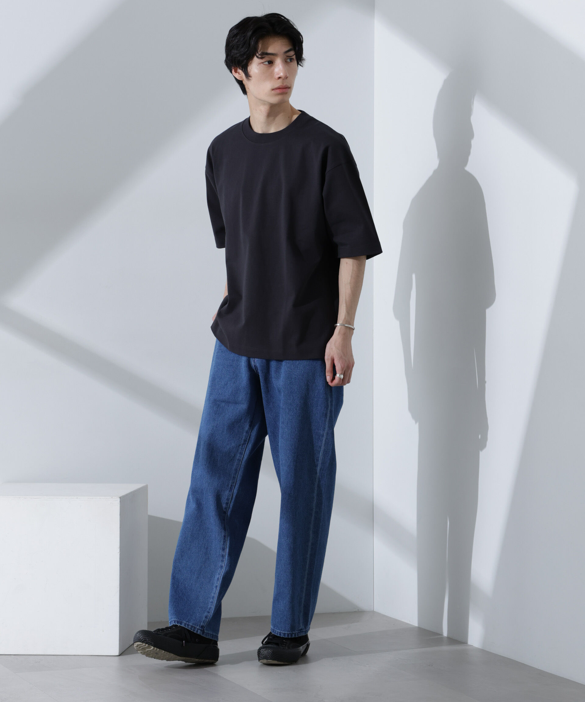 nano･universe「ヘビーオンスワイドTシャツ 半袖」|Tシャツ・カットソー|