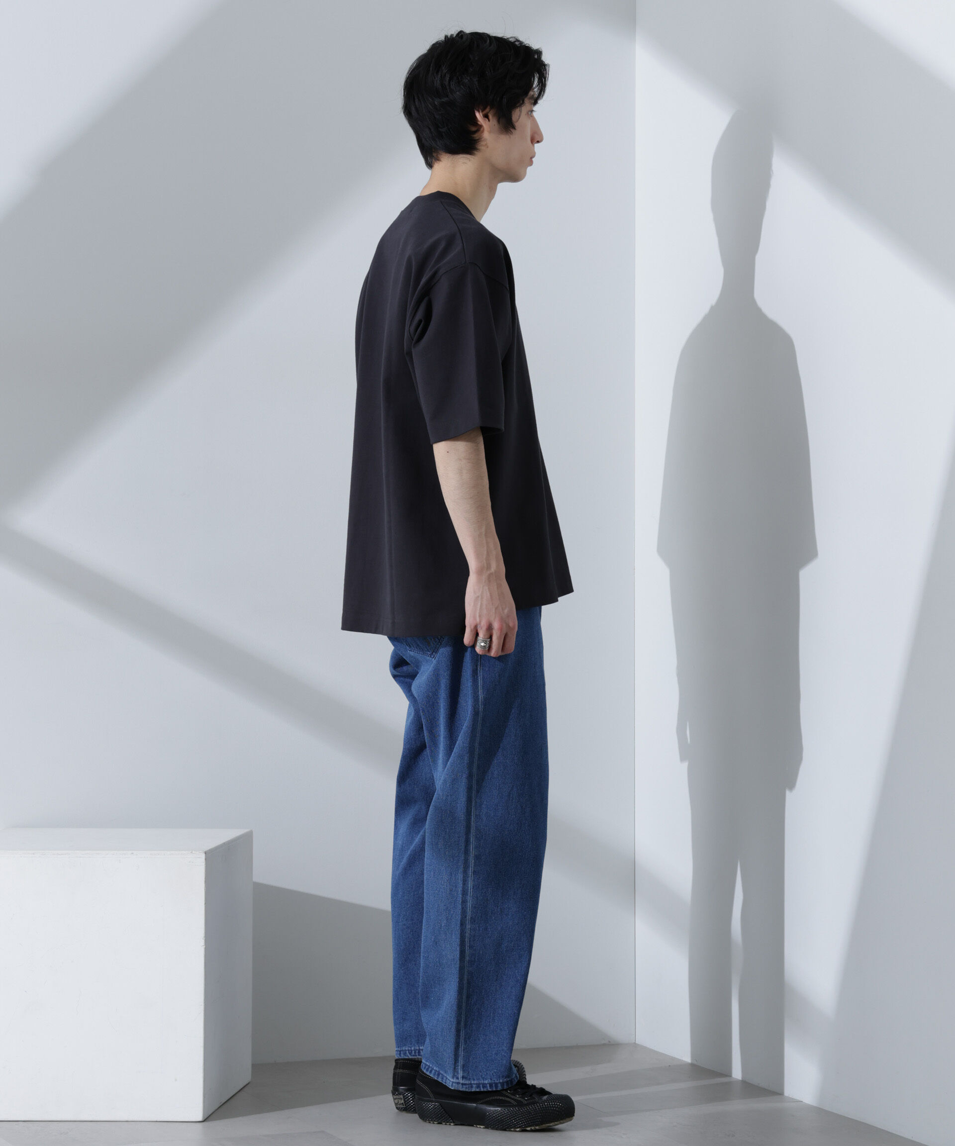 nano･universe「ヘビーオンスワイドTシャツ 半袖」|Tシャツ・カットソー|