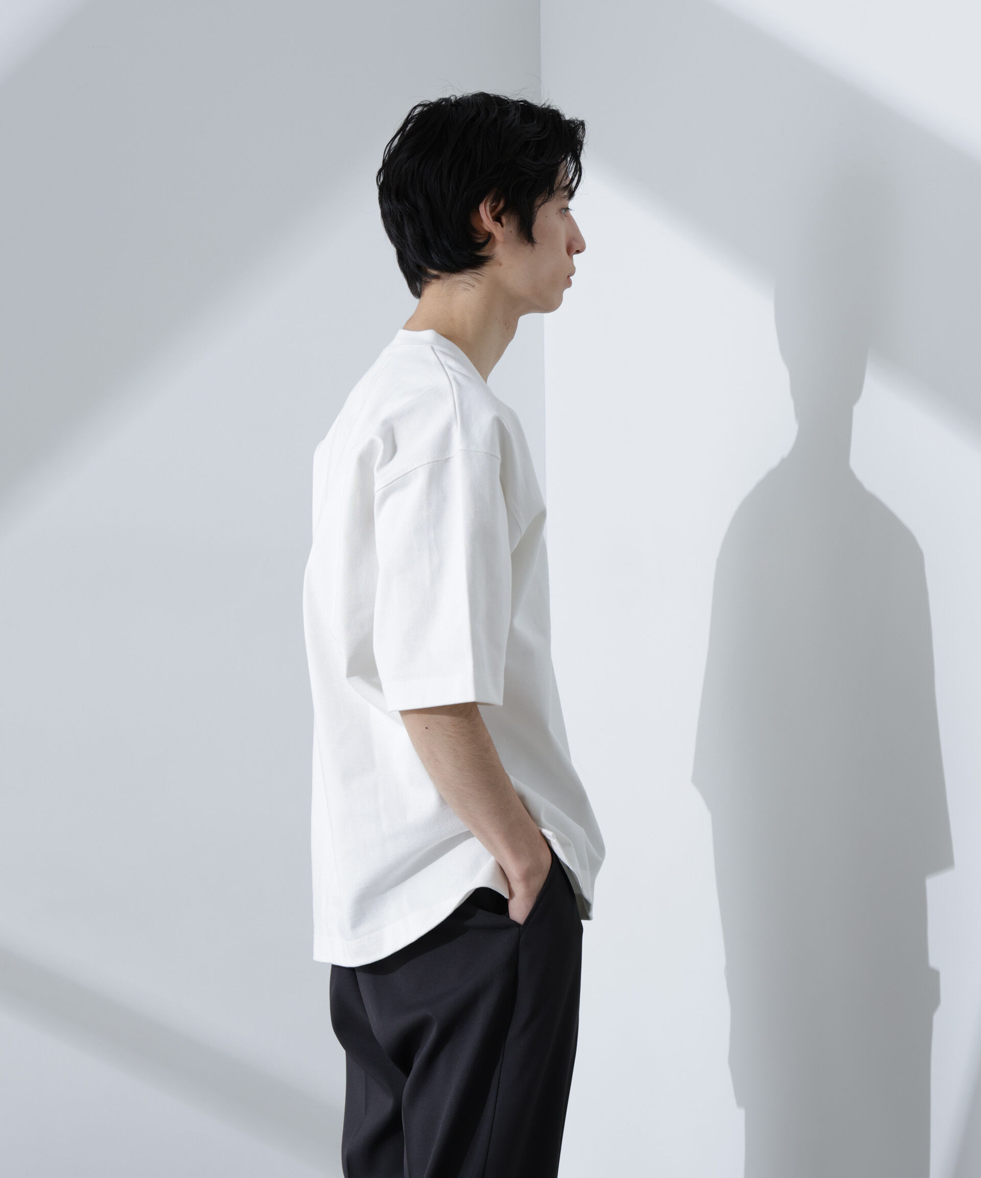 nano･universe「ヘビーオンスワイドTシャツ 半袖」|Tシャツ・カットソー|