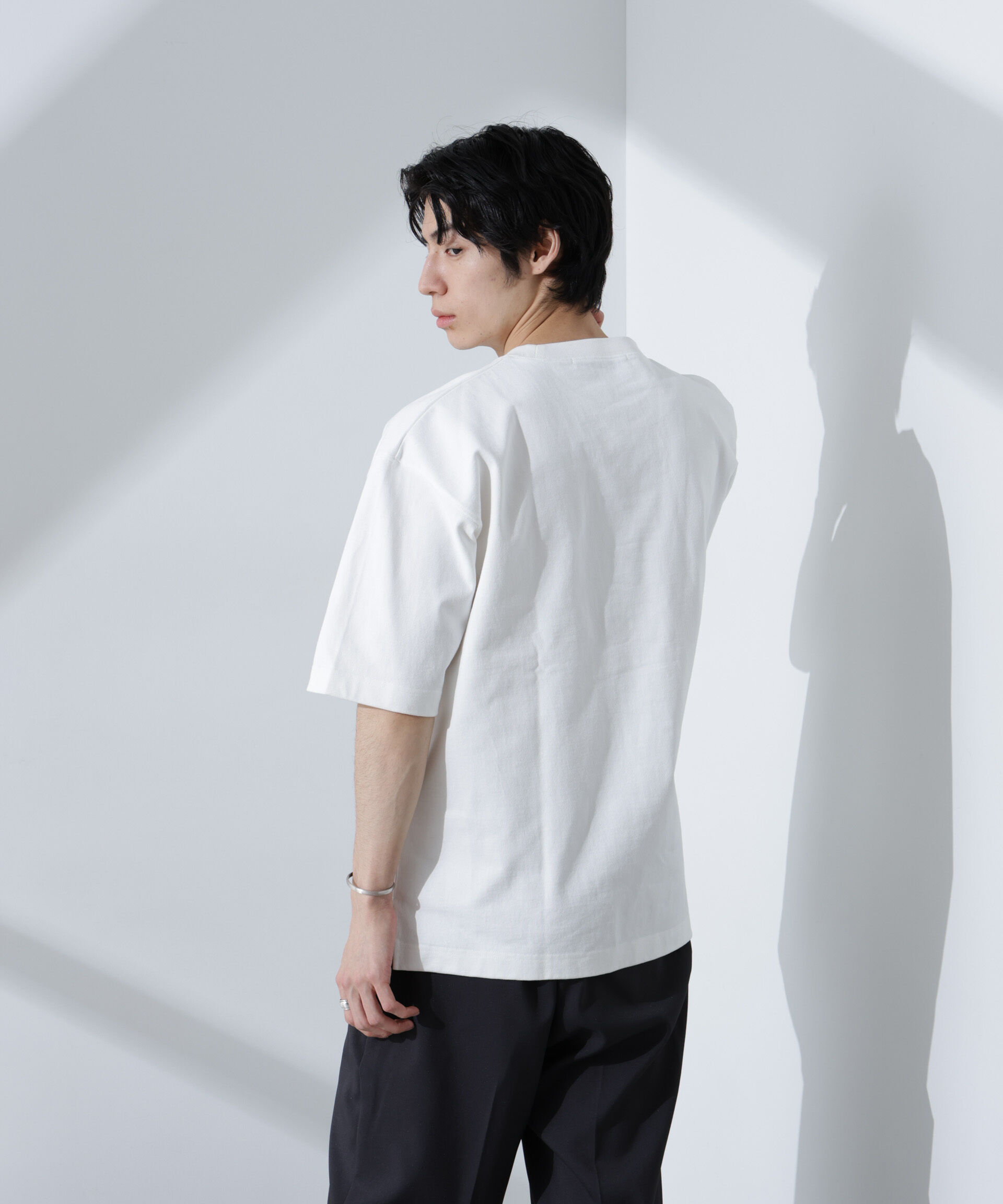 nano･universe「ヘビーオンスワイドTシャツ 半袖」|Tシャツ・カットソー|