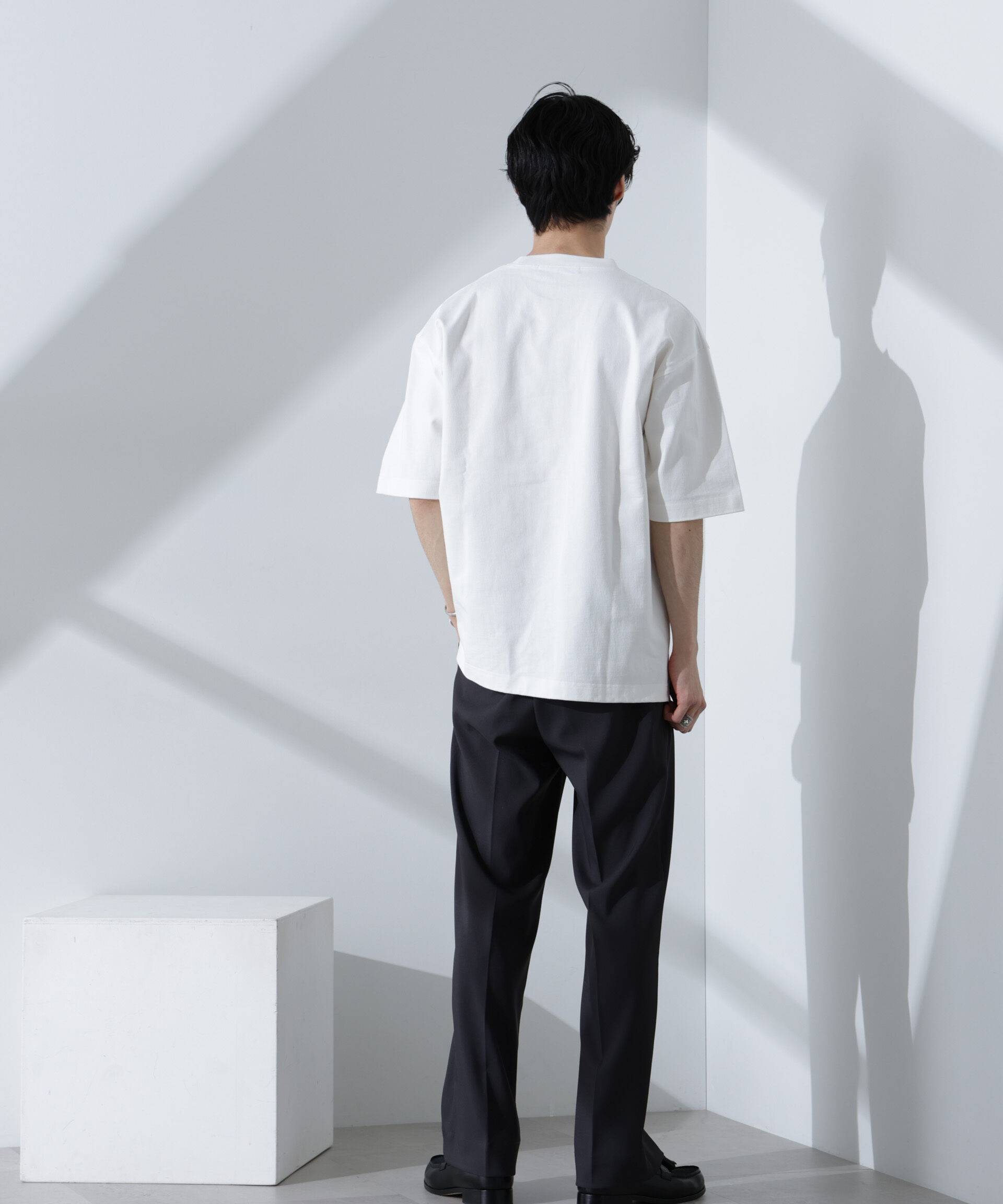 nano･universe「ヘビーオンスワイドTシャツ 半袖」|Tシャツ・カットソー|