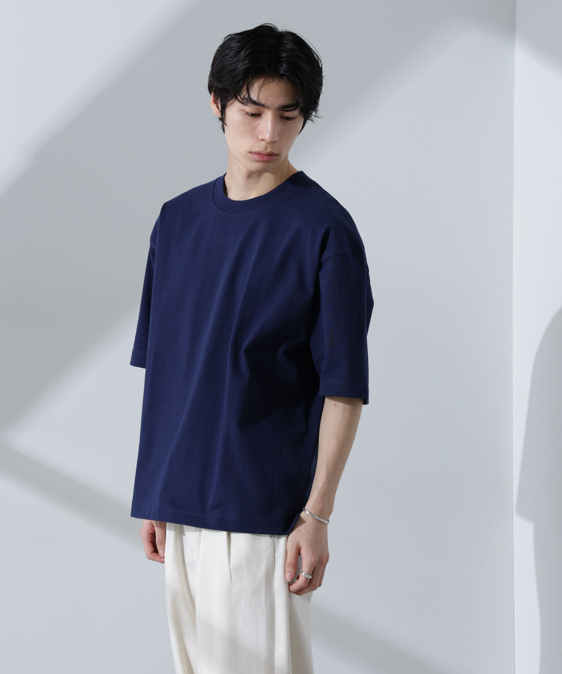 nano･universe「ヘビーオンスワイドTシャツ 半袖」|Tシャツ・カットソー|