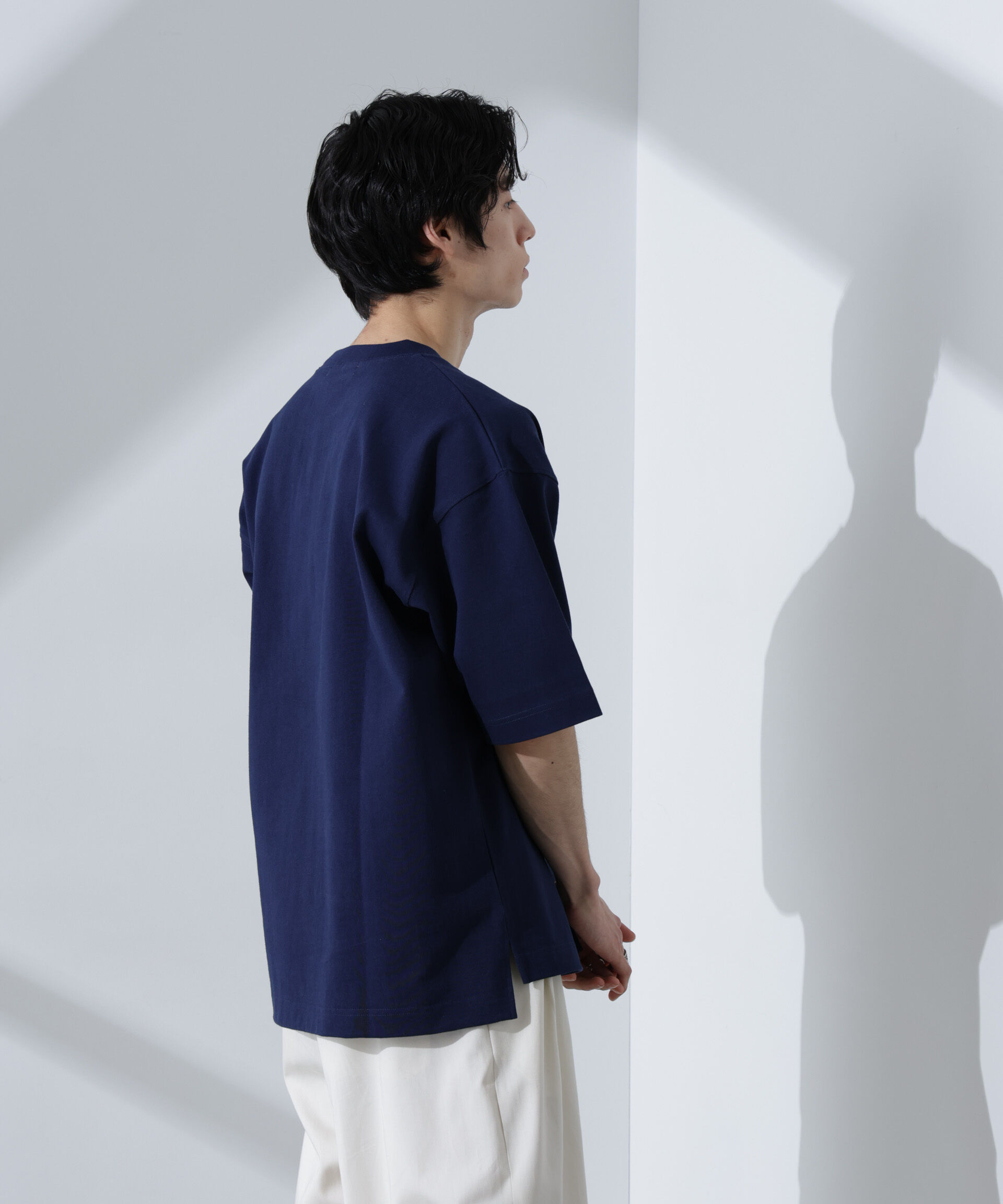 nano･universe「ヘビーオンスワイドTシャツ 半袖」|Tシャツ・カットソー|