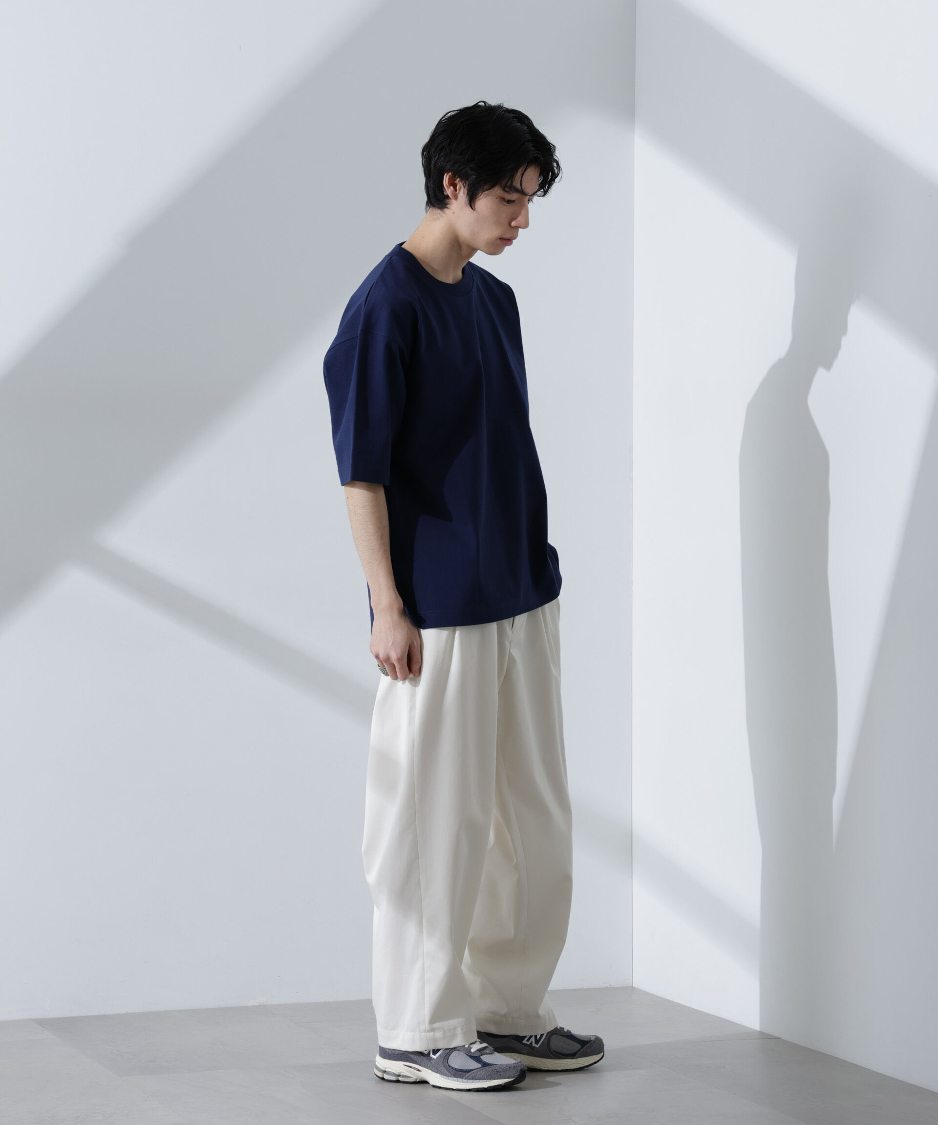 nano･universe「ヘビーオンスワイドTシャツ 半袖」|Tシャツ・カットソー|