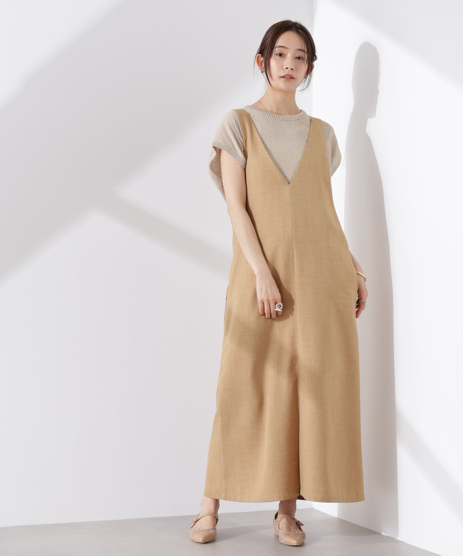 nano･universe「バックスリットシアーニットプルオーバー」|ニット・セーター|