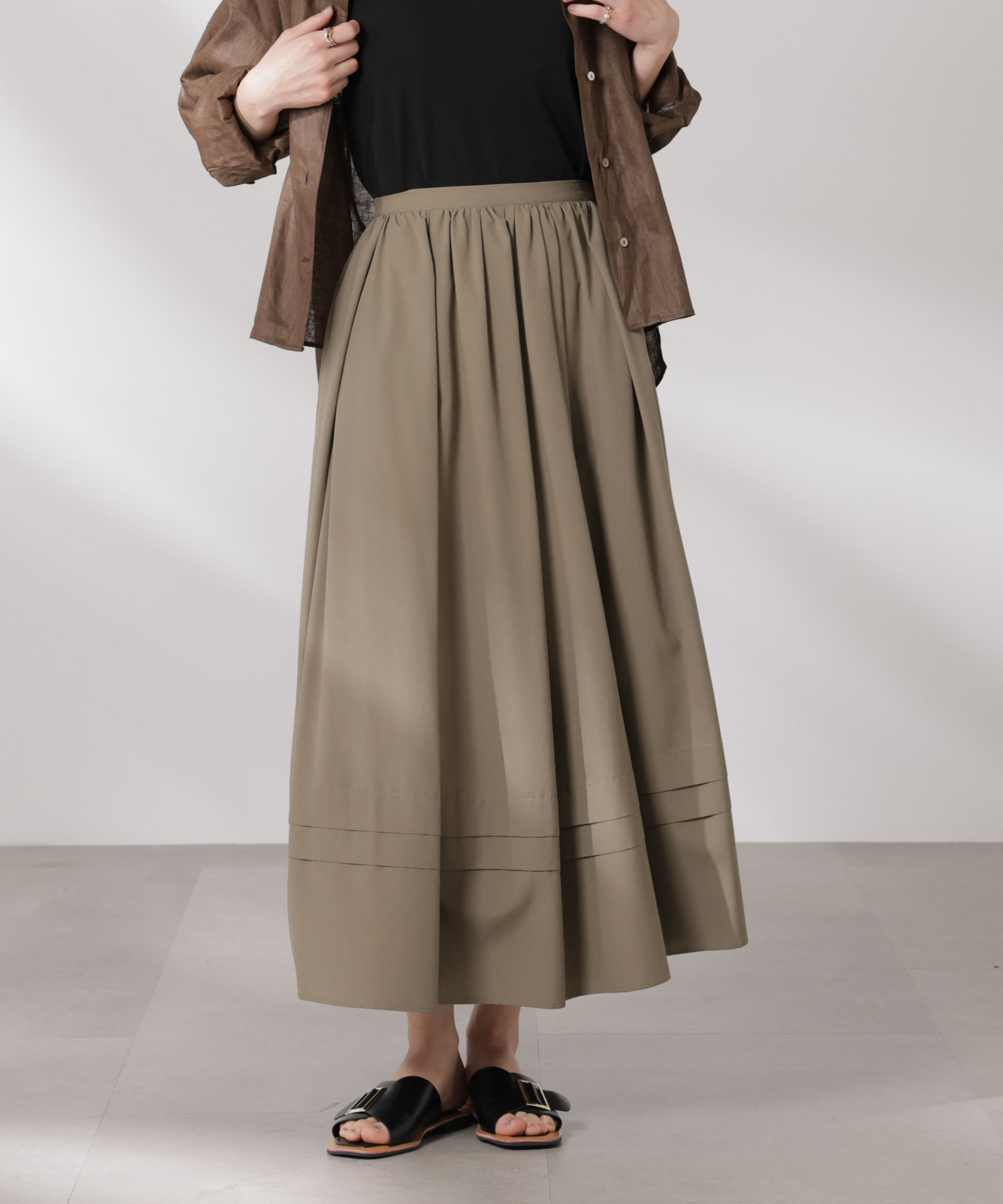 nano･universe「MINOTECH(R)イレギュラータックスカート」|スカート|