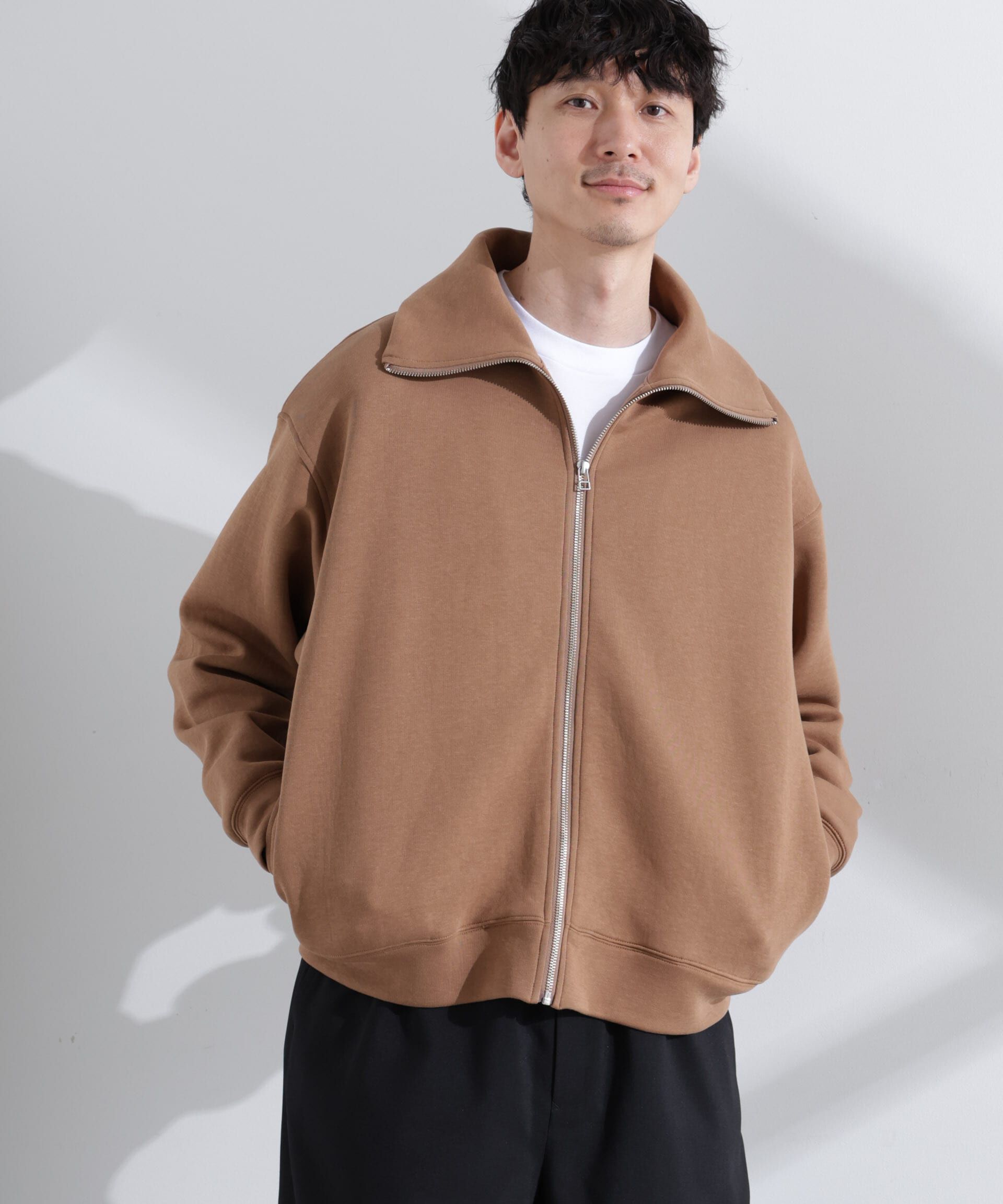  「ダンボール ドライバーズブルゾン」|ブルゾン・スタジャン|モカベージュ7