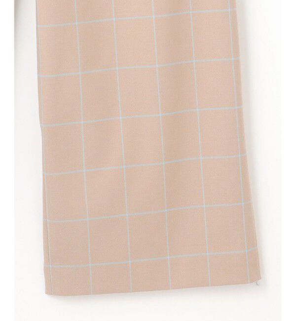 自由区「【洗える】ウィンドウペーンチェックワイド パンツ」|その他|