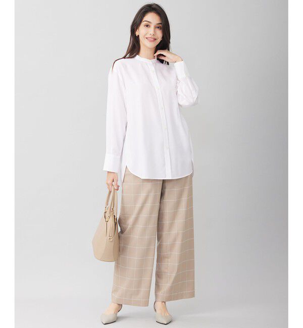 自由区「【洗える】ウィンドウペーンチェックワイド パンツ」|その他|