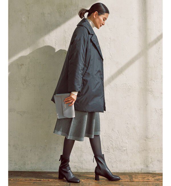 自由区「【撥水加工・洗える】ステッチレスダウン コート」|ダウン|