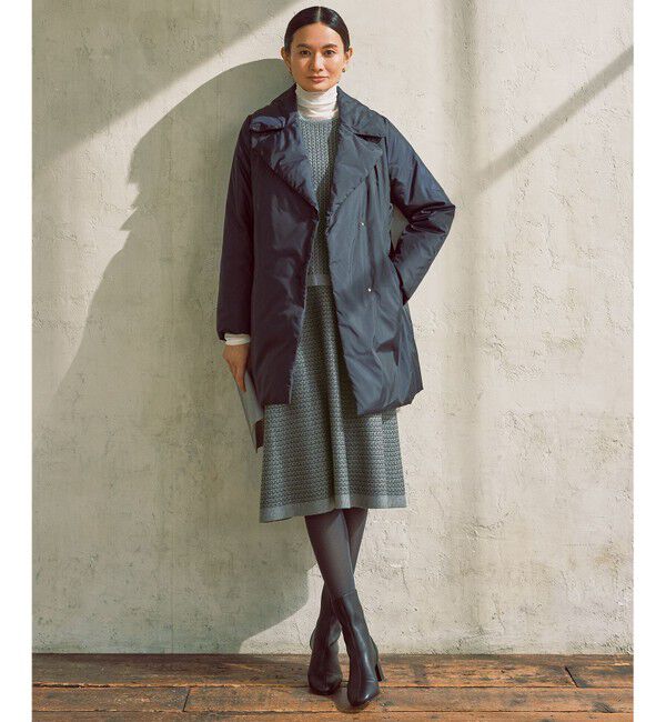 自由区「【撥水加工・洗える】ステッチレスダウン コート」|ダウン|