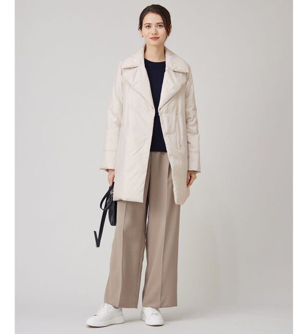 自由区「【撥水加工・洗える】ステッチレスダウン コート」|ダウン|