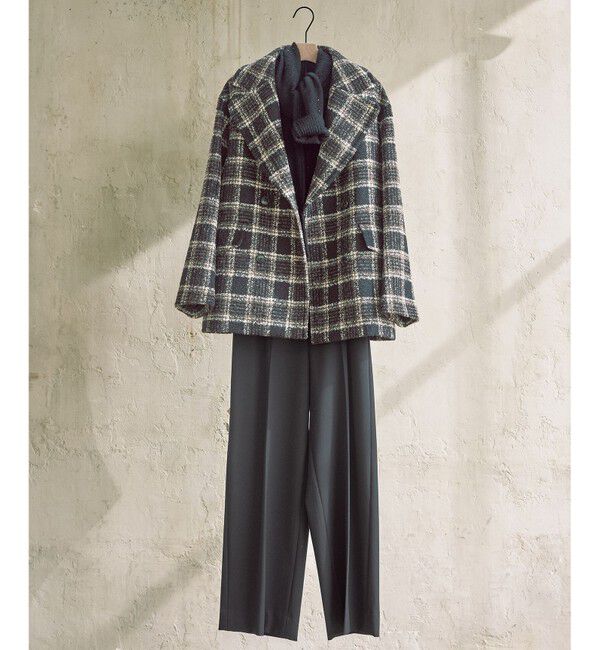 自由区「BALLIループミルドチェック コート」|その他|