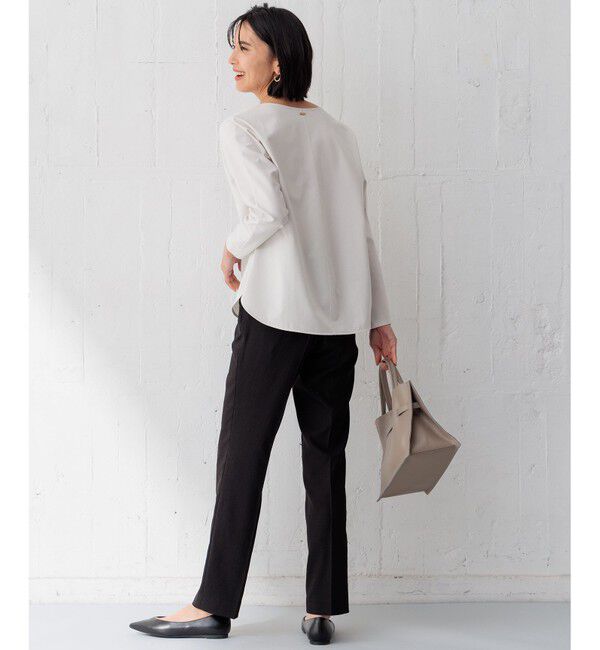 23区「【Oggi4月号掲載/洗える】ミニマルディテールプルオーバー カットソー」|Tシャツ・カットソー|