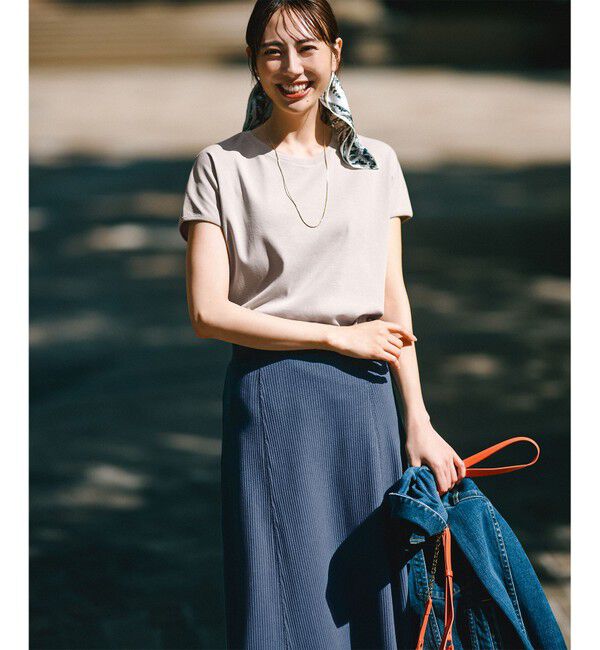 23区「【SLOW/一部店舗限定】ワイドリブジャージー スカート」|スカート|