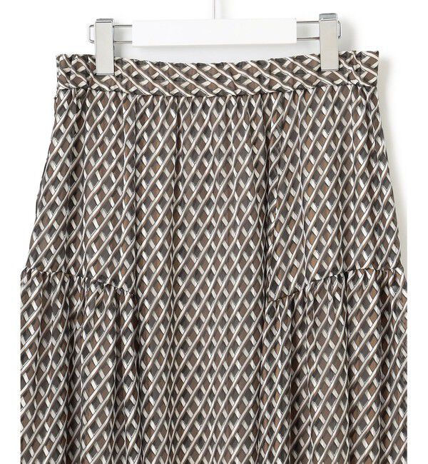 23区「【洗える】Ratti コラージュプリント ギャザースカート」|スカート|