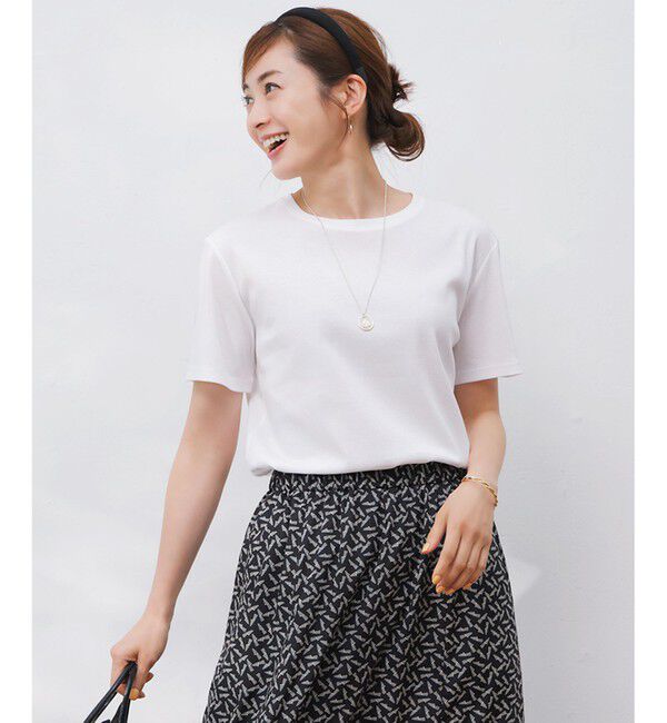 23区「【速乾性/汗じみ防止】ベーシック IT Tシャツ」|Tシャツ・カットソー|ホワイト系