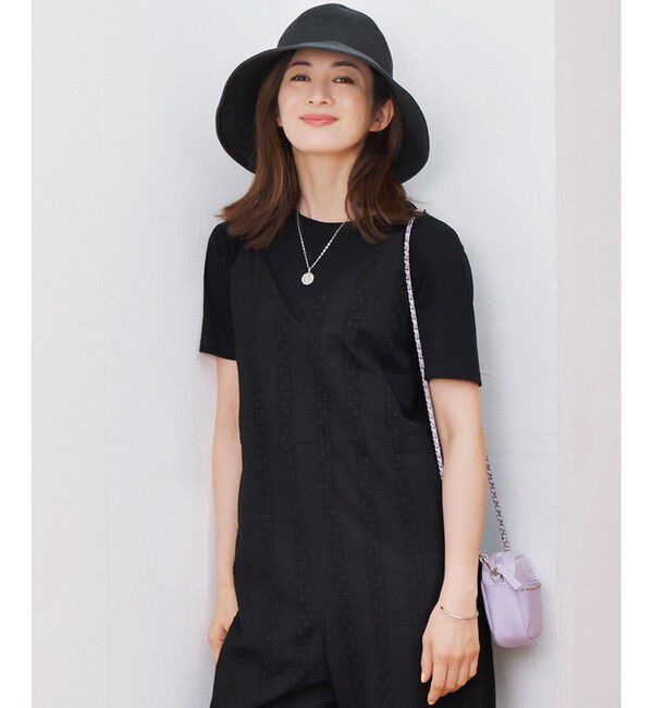 23区「【速乾性/汗じみ防止】ベーシック IT Tシャツ」|Tシャツ・カットソー|ブラック系