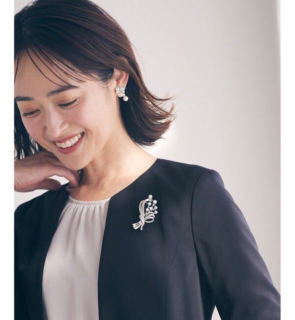 ANY SIS「フラワーブーケ ブローチ」|ブローチ・コサージュ|シルバー