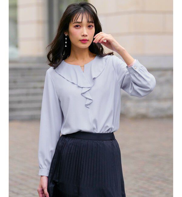 ANY SIS「フリル ブラウス」|シャツ・ブラウス|