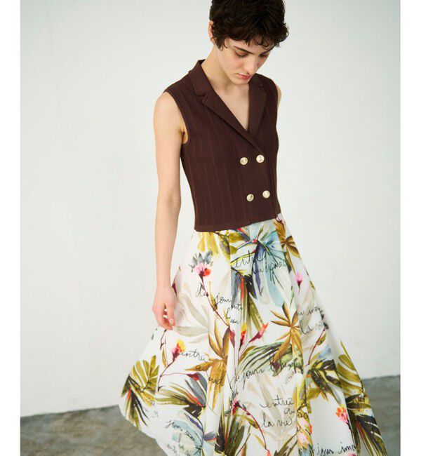 Diagram「ダブルフロントニットジレ」|ベスト・ジレ|