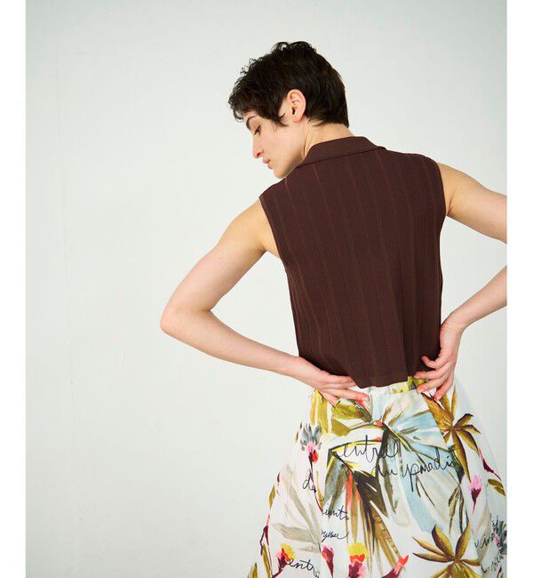 Diagram「ダブルフロントニットジレ」|ベスト・ジレ|