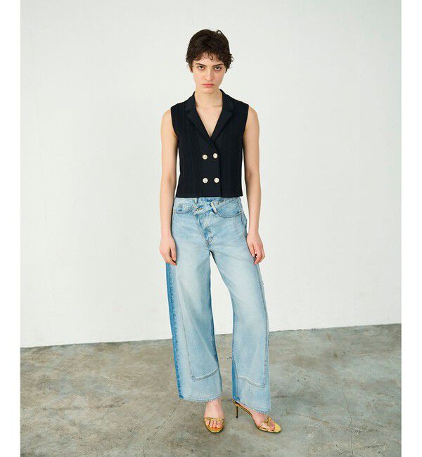 Diagram「ダブルフロントニットジレ」|ベスト・ジレ|