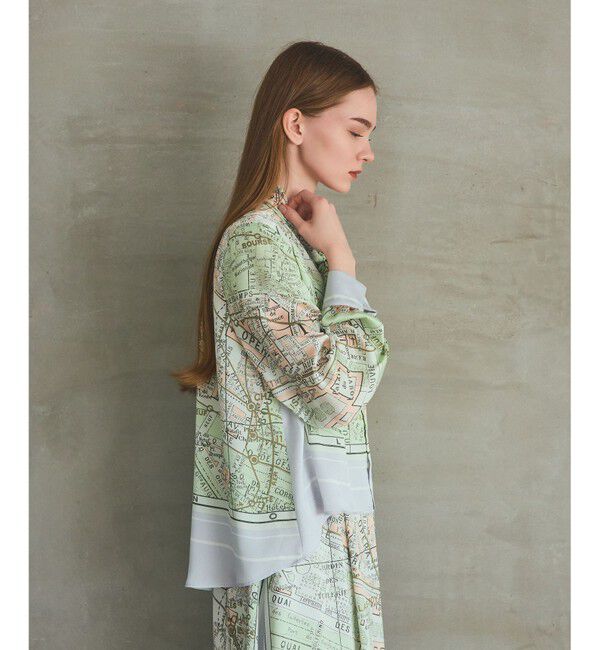 Grace Class「パリスカーフプリントブラウス」|シャツ・ブラウス|