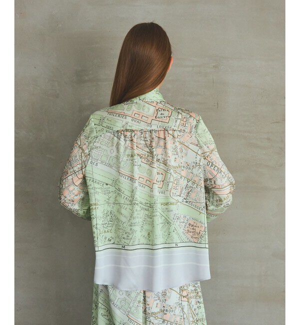 Grace Class「パリスカーフプリントブラウス」|シャツ・ブラウス|