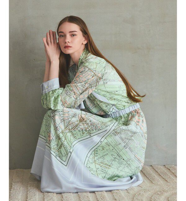 Grace Class「パリスカーフプリントブラウス」|シャツ・ブラウス|