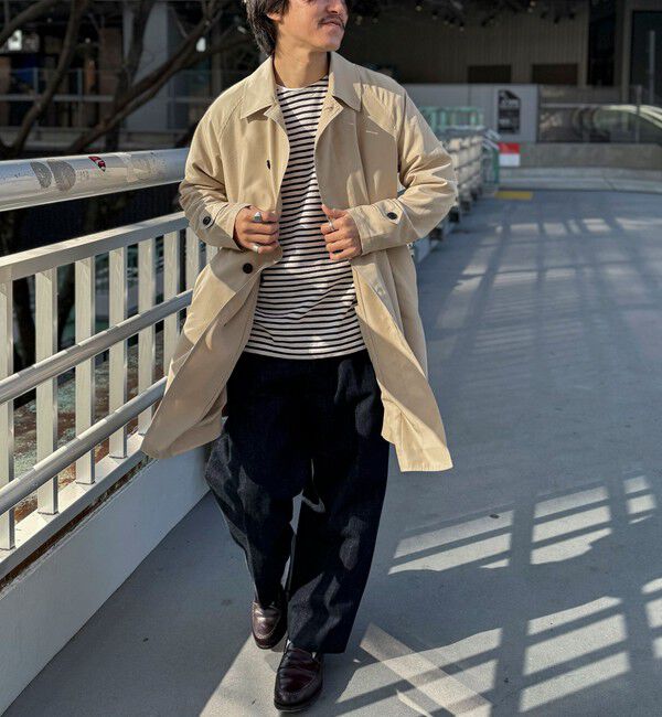 NOLLEY'S goodman「【TAION/タイオン】《ビジカジ対応》別注ステンカラーコート 25SS」|ステンカラーコート|