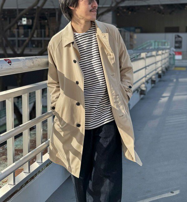 NOLLEY'S goodman「【TAION/タイオン】《ビジカジ対応》別注ステンカラーコート 25SS」|ステンカラーコート|