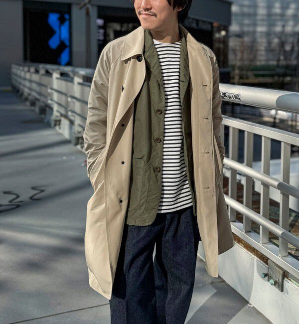 NOLLEY'S goodman「【TAION/タイオン】《ビジカジ対応》別注ステンカラーコート 25SS」|ステンカラーコート|